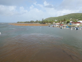 Vue du port de La Désirade en 2023