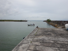 Vue du port de Port-Louis en 2023
