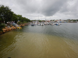 Vue du port de Port-Louis en 2023