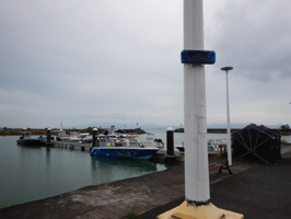 Vue du port de Port-Louis en 2023