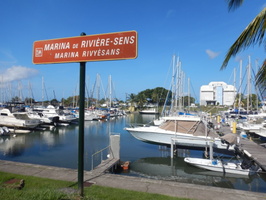 Vue du port de Rivière-Sens en 2023