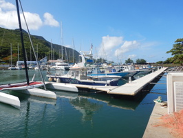 Vue du port de Rivière-Sens en 2023