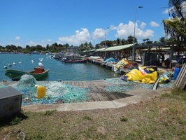 Vue du port de Sainte-Rose en 2023