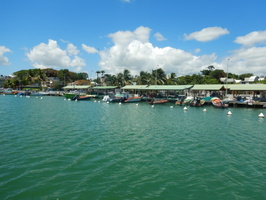 Vue du port de Sainte-Rose en 2023