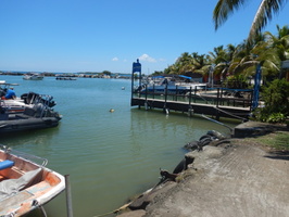 Vue du port de Sainte-Rose en 2023