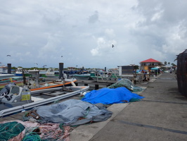 Vue du port de Saint-François en 2023
