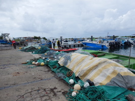 Vue du port de Saint-François en 2023
