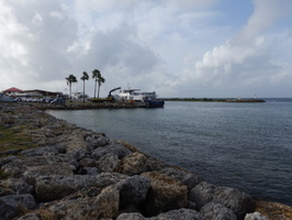 Vue du port de Saint-François en 2023