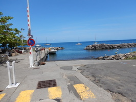 Vue du port de Vieux-Fort en 2023