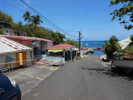 Vue du port de Vieux-Fort en 2023
