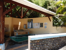 Vue du port de Vieux-Fort en 2023