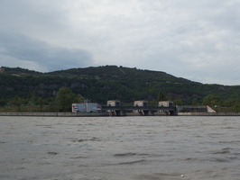 Mesure pendant la chasse de barrages de l'Isere