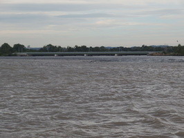 Mesure pendant la chasse de barrages de l'Isere