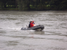 Intercomparaison Adcp, radar, en aval du barrage de Genissiat sur le Rhone