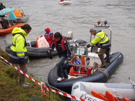 Intercomparaison Adcp, radar, en aval du barrage de Genissiat sur le Rhone