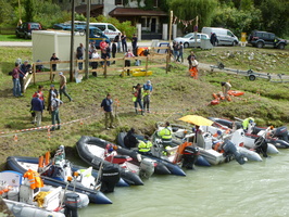 Intercomparaison Adcp, radar, en aval du barrage de Genissiat sur le Rhone