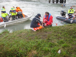 Intercomparaison Adcp, radar, en aval du barrage de Genissiat sur le Rhone