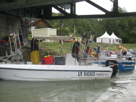 Intercomparaison Adcp, radar, en aval du barrage de Genissiat sur le Rhone