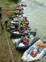 Intercomparaison Adcp, radar, en aval du barrage de Genissiat sur le Rhone