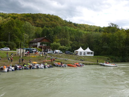 Intercomparaison Adcp, radar, en aval du barrage de Genissiat sur le Rhone