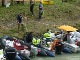 Intercomparaison Adcp, radar, en aval du barrage de Genissiat sur le Rhone