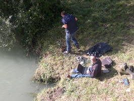 Intercomparaison Adcp, radar, en aval du barrage de Genissiat sur le Rhone