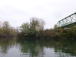 Tracage a la rhodamine sur le Rhone