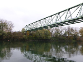 Tracage a la rhodamine sur le Rhone