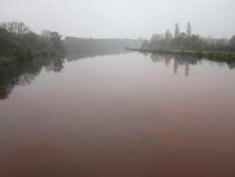 Tracage a la rhodamine sur le Rhone