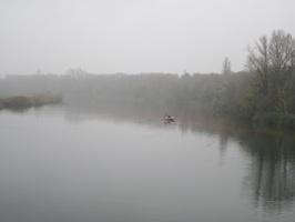 Tracage a la rhodamine sur le Rhone