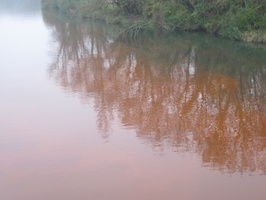 Tracage a la rhodamine sur le Rhone