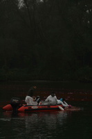 Tracage a la rhodamine sur le Rhone