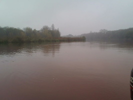Tracage a la rhodamine sur le Rhone