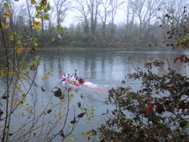Tracage a la rhodamine sur le Rhone
