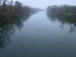 Tracage a la rhodamine sur le Rhone
