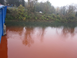 Tracage a la rhodamine sur le Rhone