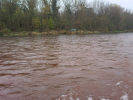 Tracage a la rhodamine sur le Rhone