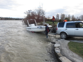 Crue du Rhone et de l'Isere et chasse des barrages sur l'Isere (Crn - Irstea)