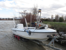 Crue du Rhone et de l'Isere et chasse des barrages sur l'Isere (Crn - Irstea)