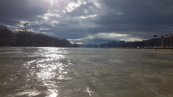 Crue du Rhone janvier 2018