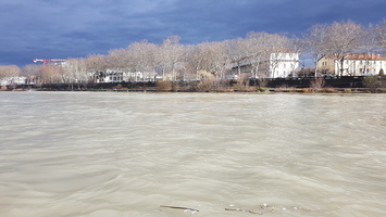 Crue du Rhone janvier 2018