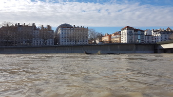 Crue du Rhone janvier 2018