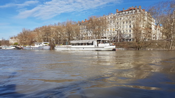 Crue du Rhone janvier 2018