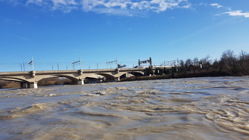 Crue du Rhone janvier 2018
