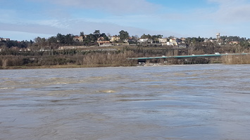 Crue du Rhone janvier 2018