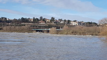 Crue du Rhone janvier 2018