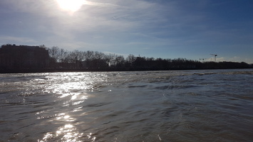 Crue du Rhone janvier 2018