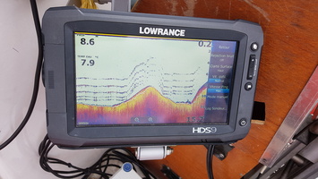 Mesure CTD Adcp sur le Rhone, la Saone et apres leur confluence