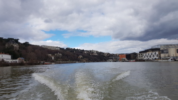 Mesure CTD Adcp sur le Rhone, la Saone et apres leur confluence