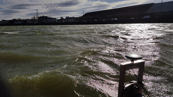 Mesure CTD Adcp sur le Rhone, la Saone et apres leur confluence